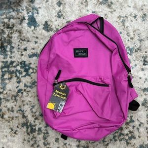 Brand New Maxx Gear Pink Backpack